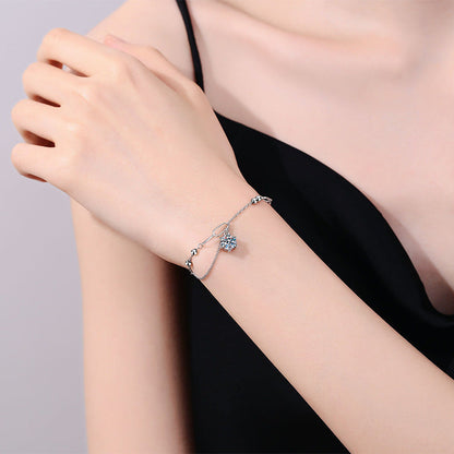 [AM]CLASSIC SOLITAIRE MOISSANITE BRACELET