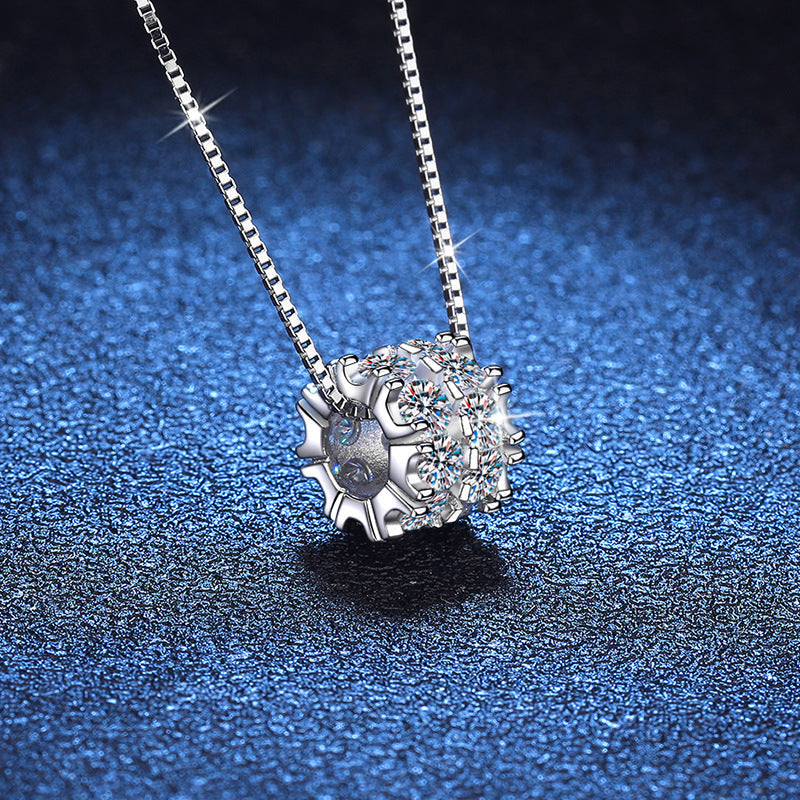 [AM]ELEGANT SLIM-WAIST MOISSANITE NECKLACE