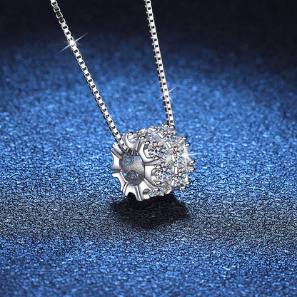 [AM]ELEGANT SLIM-WAIST MOISSANITE NECKLACE