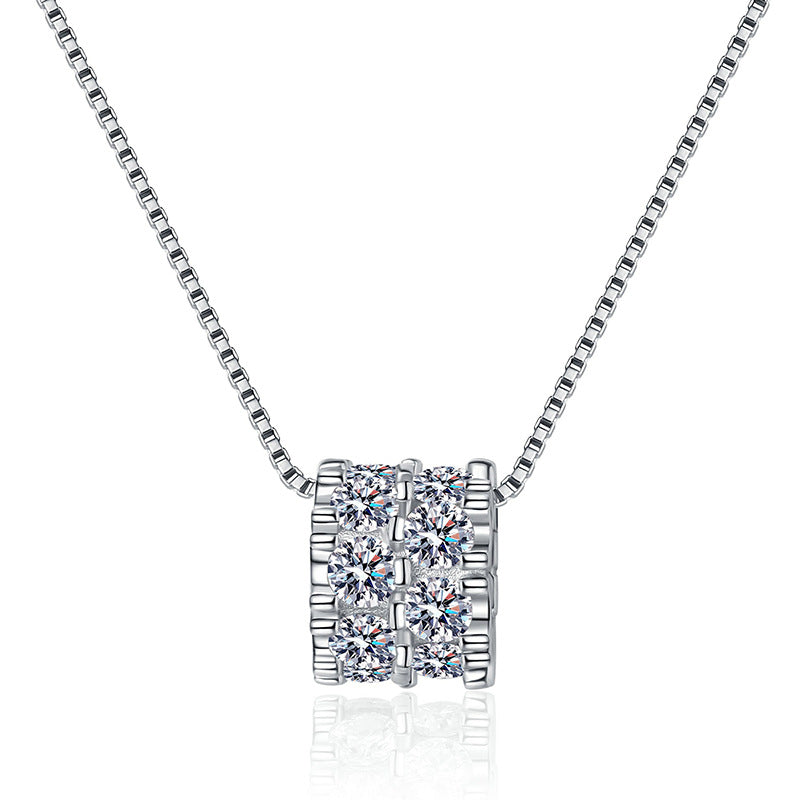 [AM]ELEGANT SLIM-WAIST MOISSANITE NECKLACE
