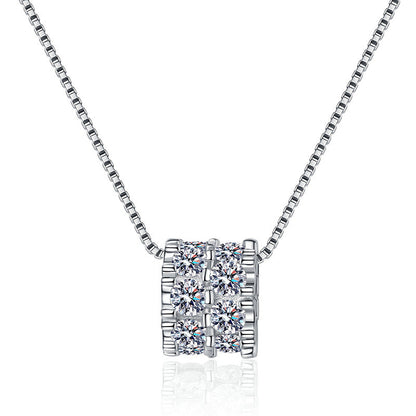[AM]ELEGANT SLIM-WAIST MOISSANITE NECKLACE