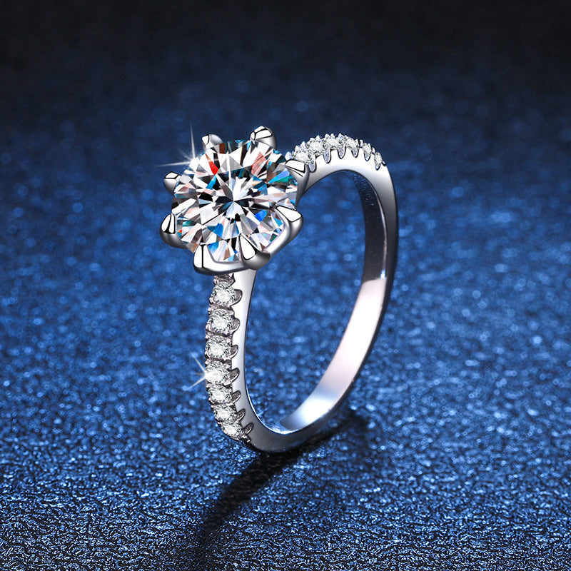 [AM]BOLD TIGER CLAW MOISSANITE ENGAGEMENT RING