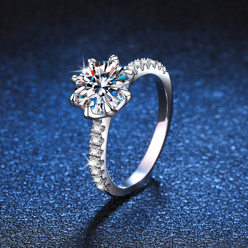 [AM]BOLD TIGER CLAW MOISSANITE ENGAGEMENT RING