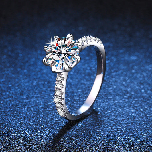 [AM]BOLD TIGER CLAW MOISSANITE ENGAGEMENT RING