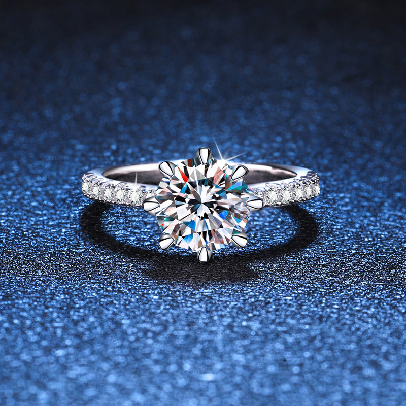 [AM]BOLD TIGER CLAW MOISSANITE ENGAGEMENT RING