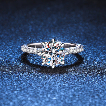 [AM]BOLD TIGER CLAW MOISSANITE ENGAGEMENT RING