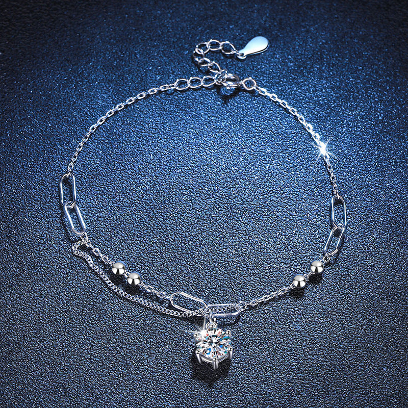 [AM]CLASSIC SOLITAIRE MOISSANITE BRACELET