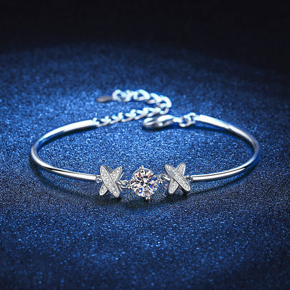 [AM]ELEGANT BOW-KNOT MOISSANITE BRACELET