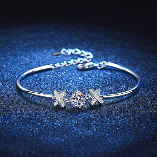 [AM]ELEGANT BOW-KNOT MOISSANITE BRACELET