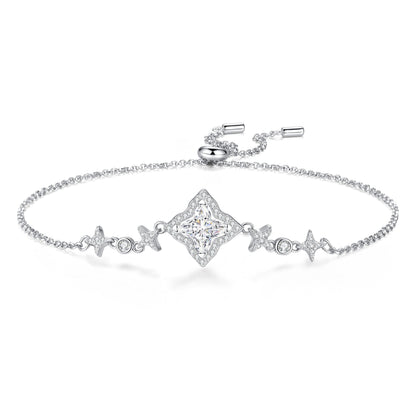 [AM]MARQUISE-CLOVER MOISSANITE BRACELET