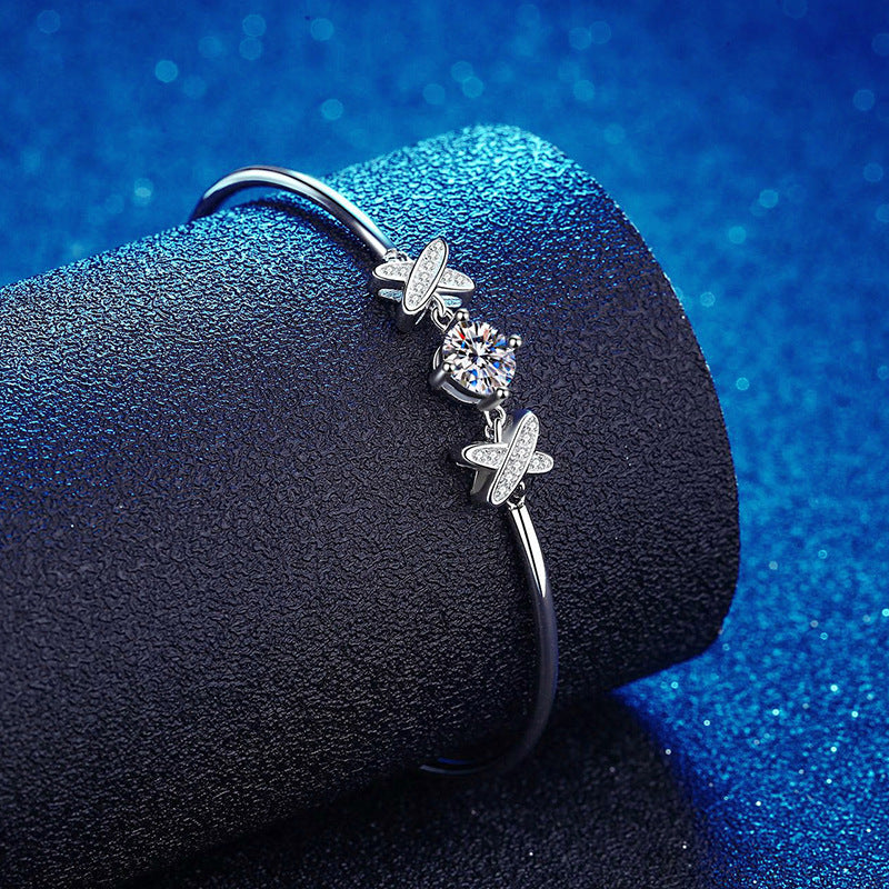 [AM]ELEGANT BOW-KNOT MOISSANITE BRACELET