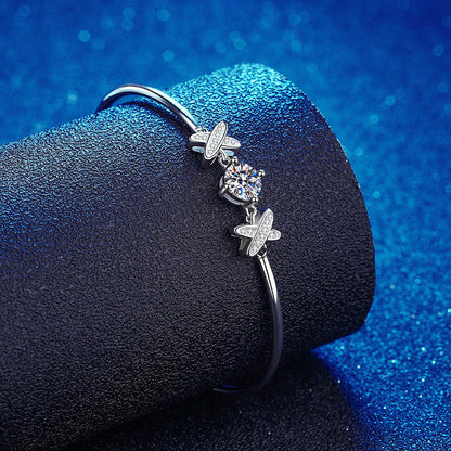 [AM]ELEGANT BOW-KNOT MOISSANITE BRACELET