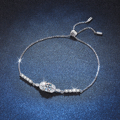 [AM]BLOOMING STAR-FLOWER MOISSANITE BRACELET
