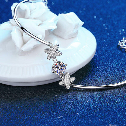 [AM]ELEGANT BOW-KNOT MOISSANITE BRACELET