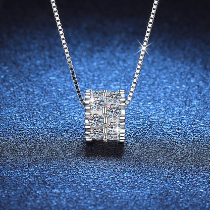 [AM]ELEGANT SLIM-WAIST MOISSANITE NECKLACE