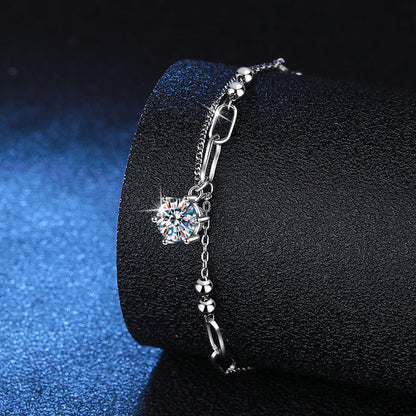 [AM]CLASSIC SOLITAIRE MOISSANITE BRACELET