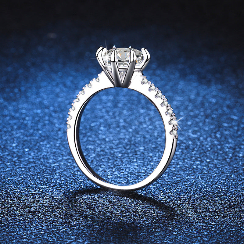 [AM]BOLD TIGER CLAW MOISSANITE ENGAGEMENT RING