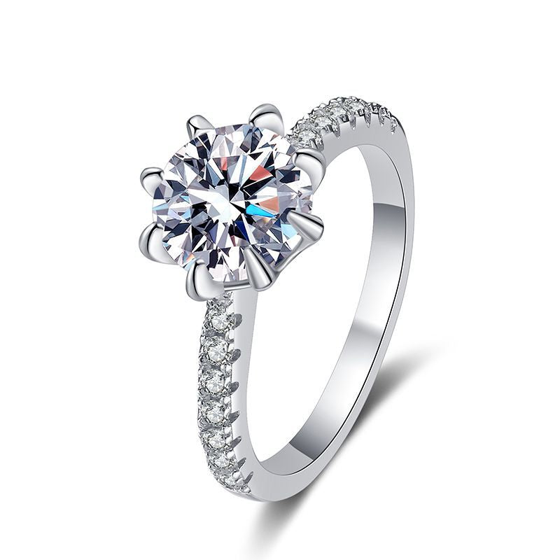 [AM]BOLD TIGER CLAW MOISSANITE ENGAGEMENT RING