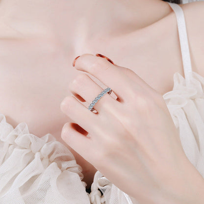 [AM]LUXURIOUS 2.2 CARAT FULL ETERNITY MOISSANITE RING