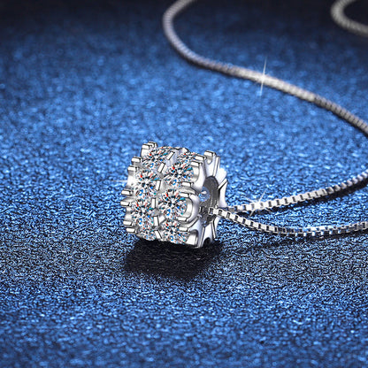 [AM]ELEGANT SLIM-WAIST MOISSANITE NECKLACE