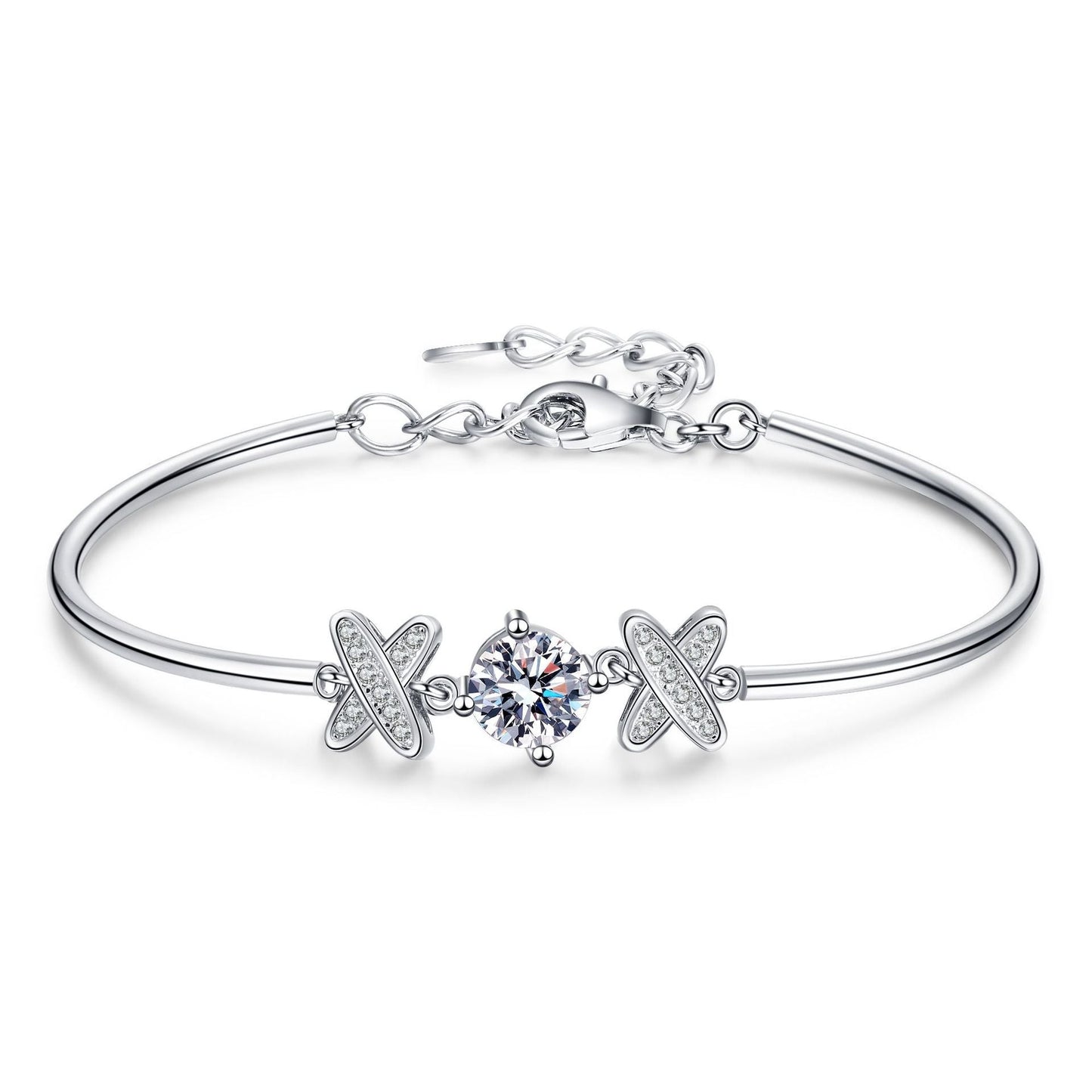 [AM]ELEGANT BOW-KNOT MOISSANITE BRACELET