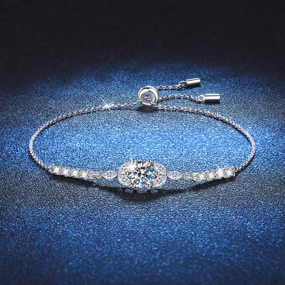 [AM]BLOOMING STAR-FLOWER MOISSANITE BRACELET