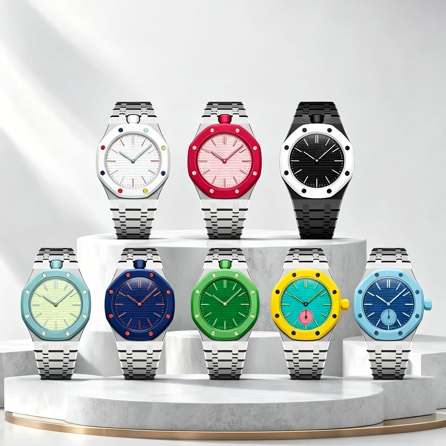 [AM]ROYAL OAK POP EXCLUSIVE STEE CASE & STRAP