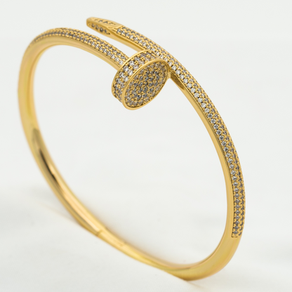 [AM]JUSTE UN CLOU 3.5MM FULL PAVÉ NAIL BANGLE