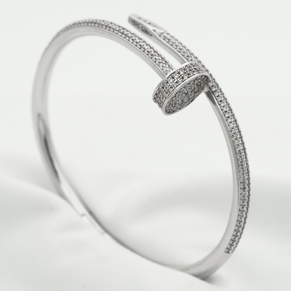 [AM]JUSTE UN CLOU 3.5MM FULL PAVÉ NAIL BANGLE