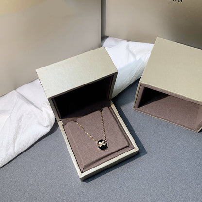 [AM]JEUX DE ROSE GOLD DIAMOND NECKLACE
