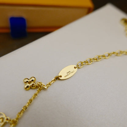[AM]BLOOMING SUPPLE NECKLACE BRASS