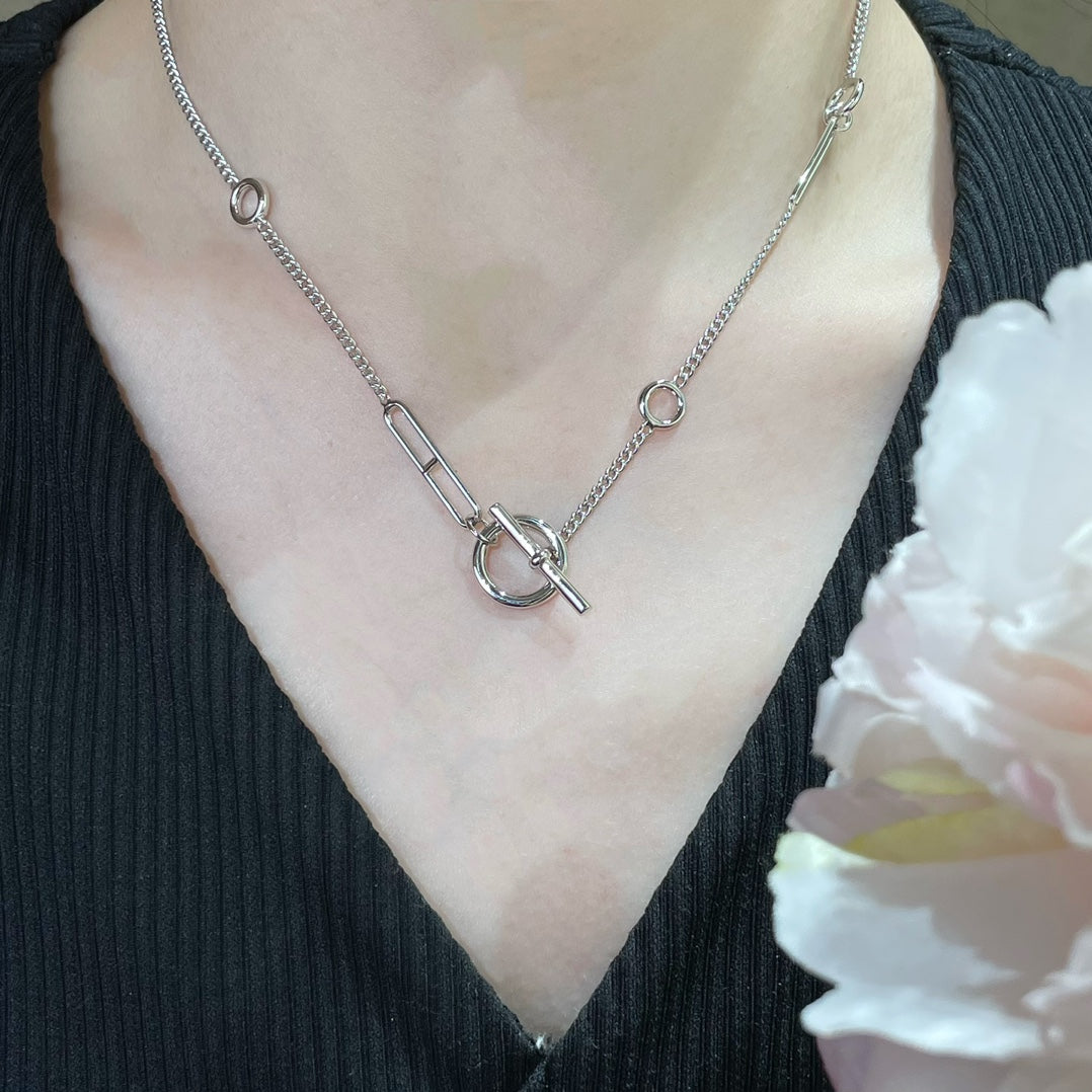 [AM]HM STERLING CHAINE D'ANCRE HEART