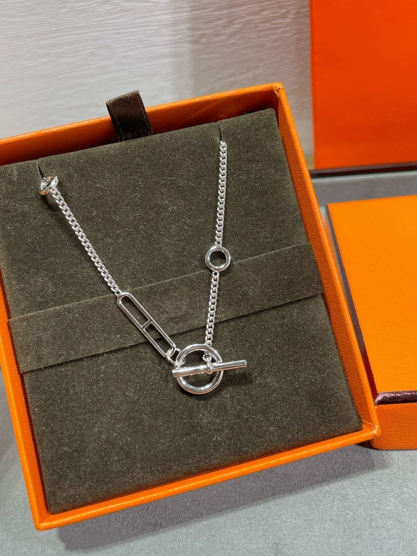 [AM]HM STERLING CHAINE D'ANCRE HEART