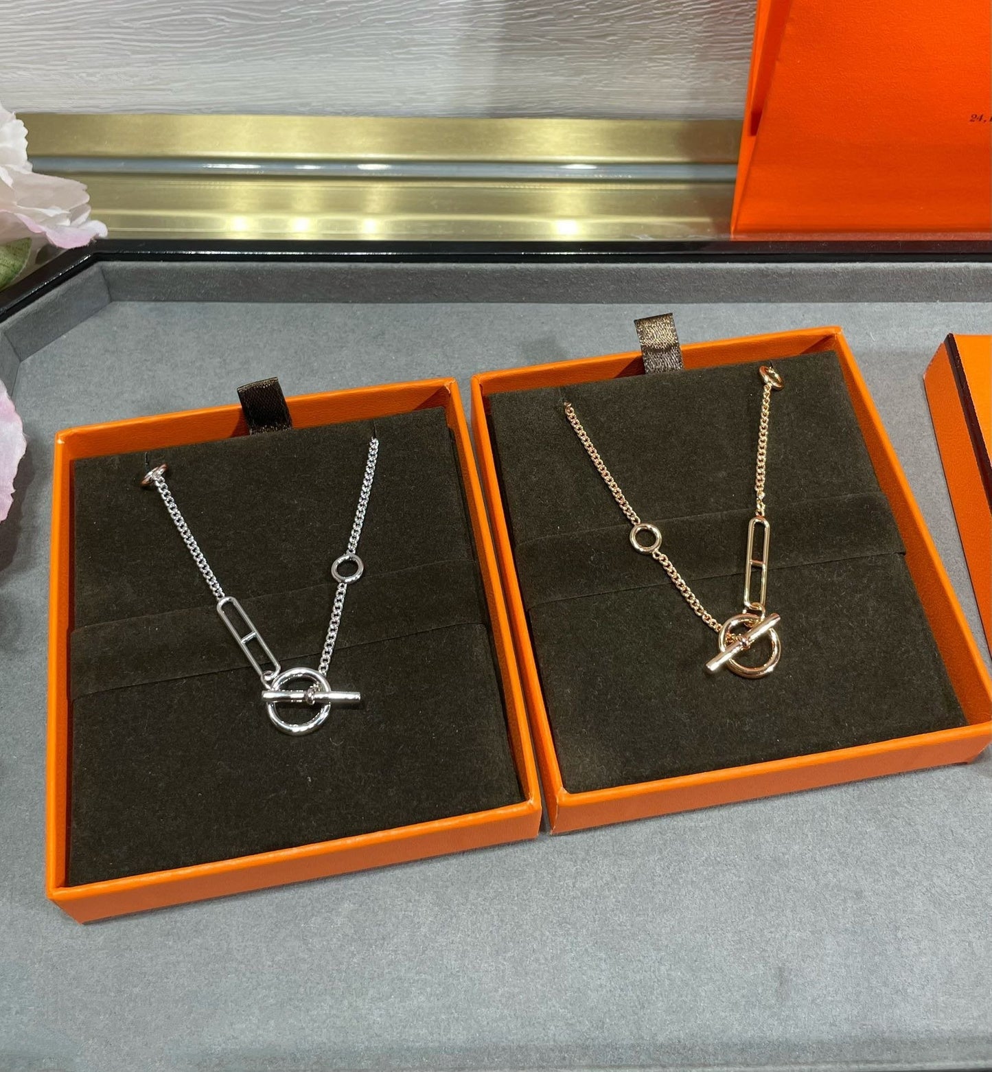 [AM]HM STERLING CHAINE D'ANCRE HEART