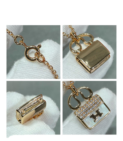 [AM]H CIRCE MOISSANITE PENDANT NECKLACE GOLD