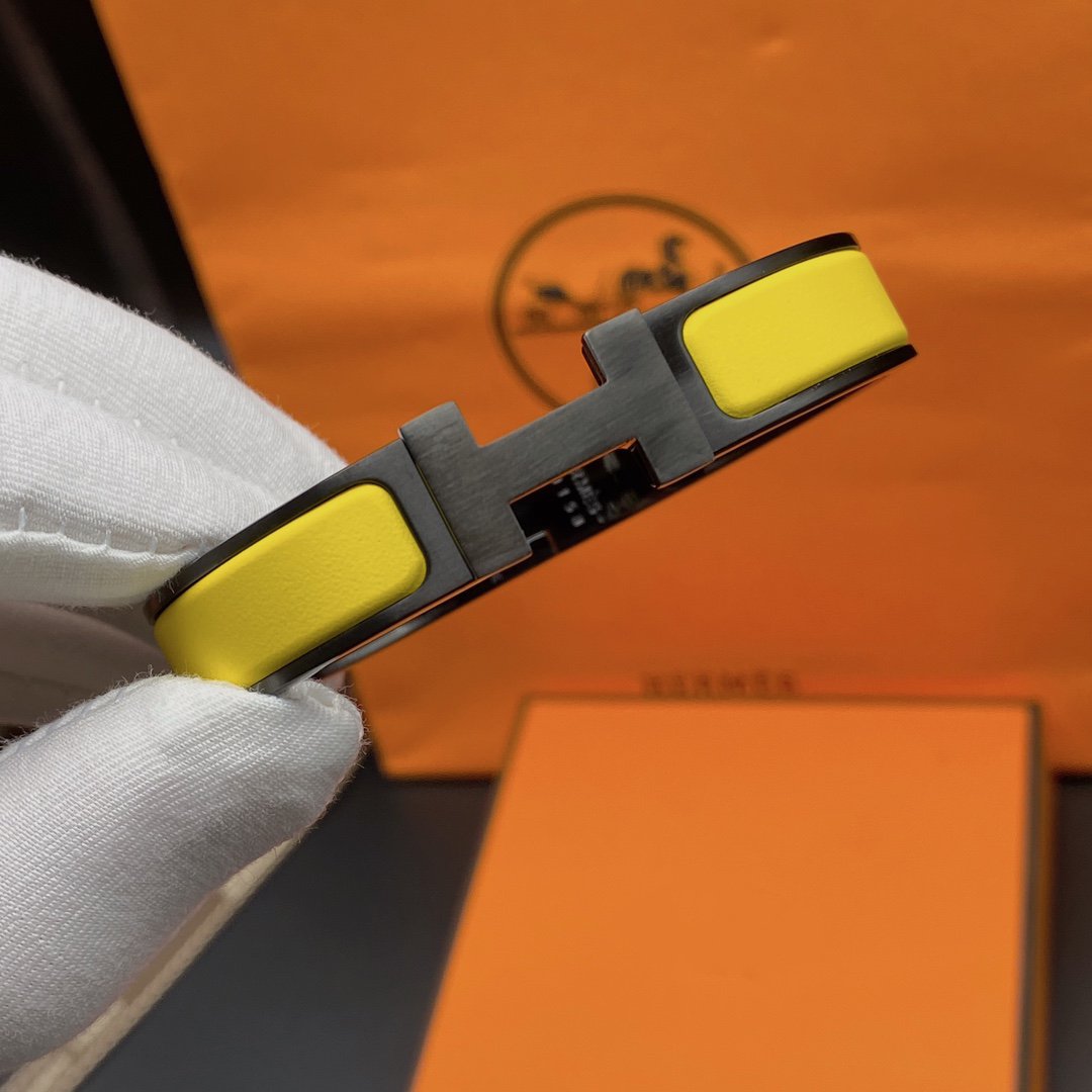 [AM]CLIC HM SO BLACK YELLOW BRACELET