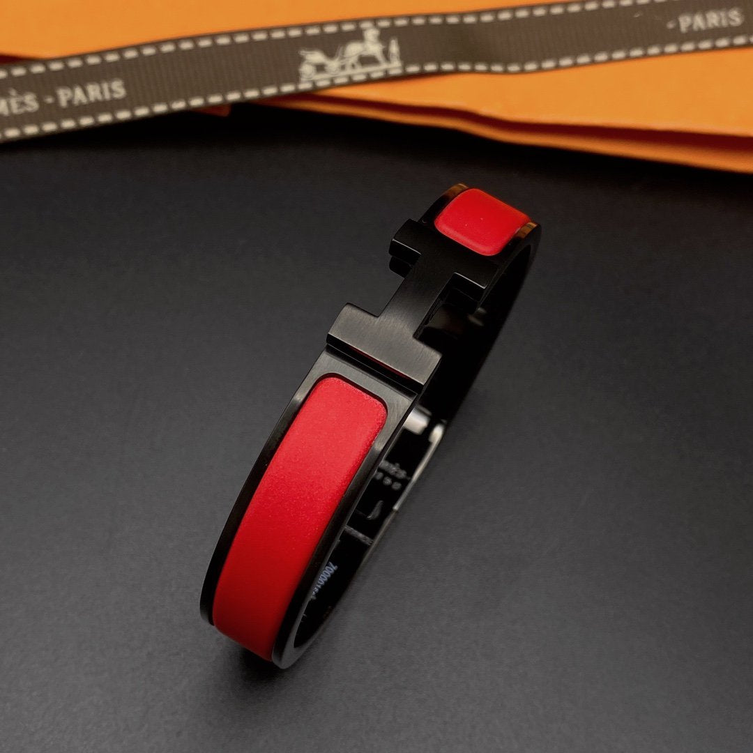 [AM]CLIC HM SO BLACK RED BRACELET