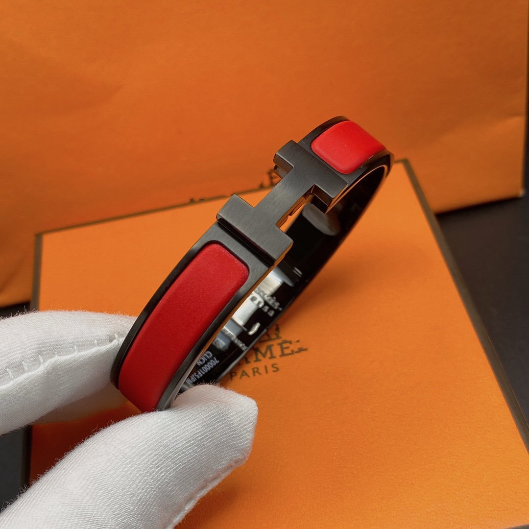 [AM]CLIC HM SO BLACK RED BRACELET