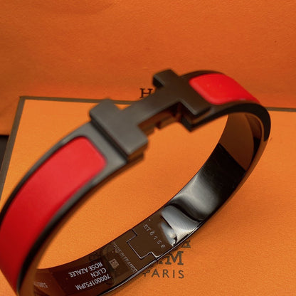 [AM]CLIC HM SO BLACK RED BRACELET