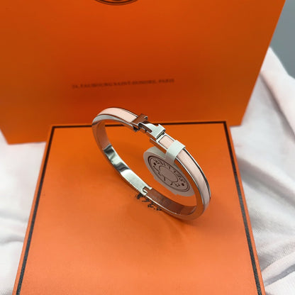[AM]CLASSIC HM CLIC  PINK 8MM ENAMEL BRACELET