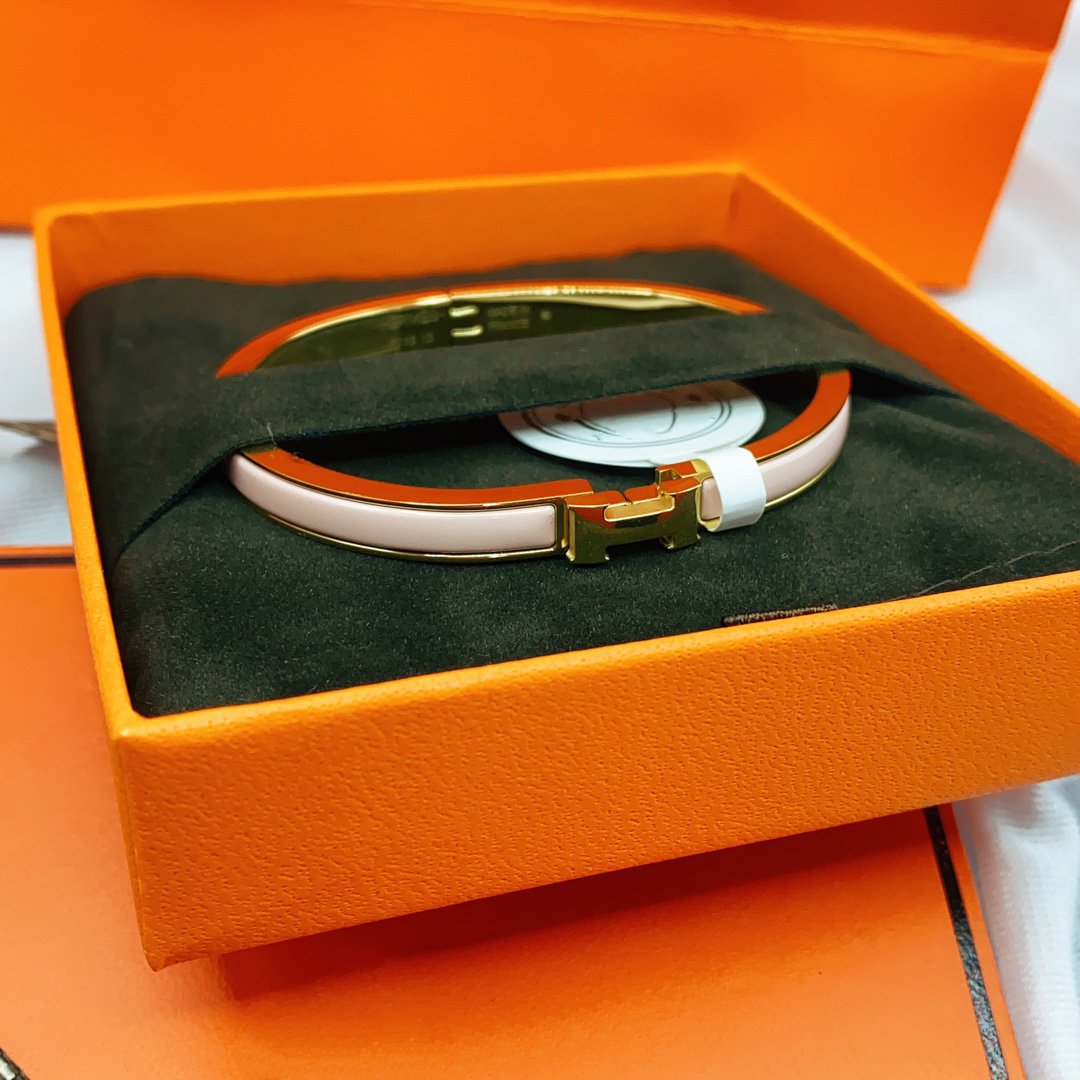 [AM]CLASSIC HM CLIC  PINK 8MM ENAMEL BRACELET