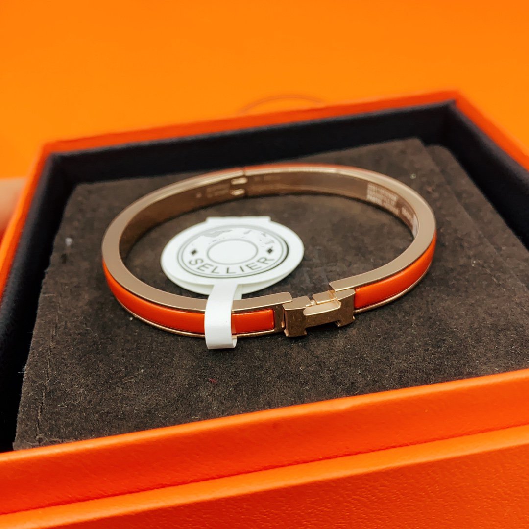 [AM]CLASSIC HM CLIC RED 8MM ENAMEL BRACELET