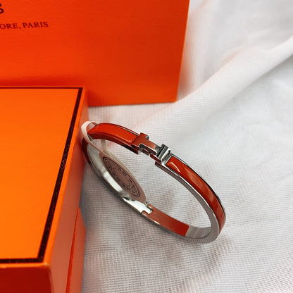 [AM]CLASSIC HM CLIC RED 8MM ENAMEL BRACELET