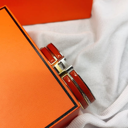 [AM]CLASSIC HM CLIC RED 8MM ENAMEL BRACELET