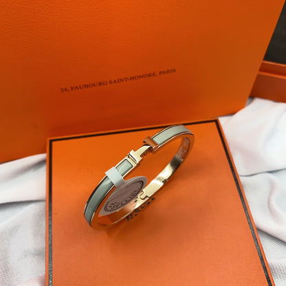 [AM]CLASSIC HM CLIC GREEN 8MM ENAMEL BRACELET