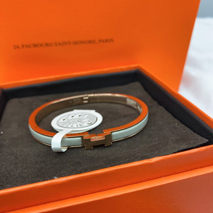[AM]CLASSIC HM CLIC GREEN 8MM ENAMEL BRACELET