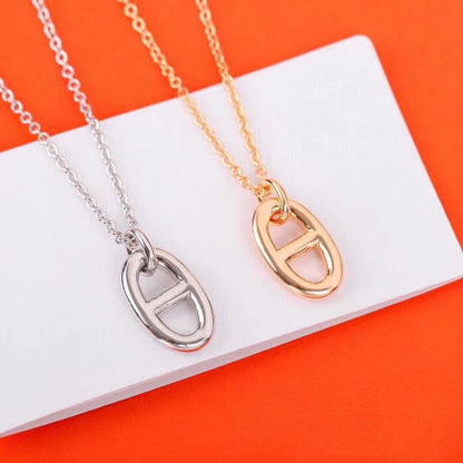 [AM]HM PIG NOSE NECKLACE