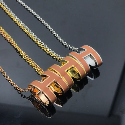 [AM]H NECKLACE BROWN