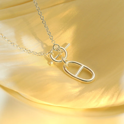 [AM]HM CHAINE D'ANCRE PENDANT NECKLACE STERLING SILVER