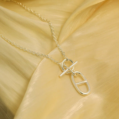 [AM]HM CHAINE D'ANCRE PENDANT NECKLACE STERLING SILVER